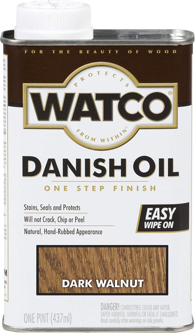 Dark Walnut Danish Oil Wood Finish