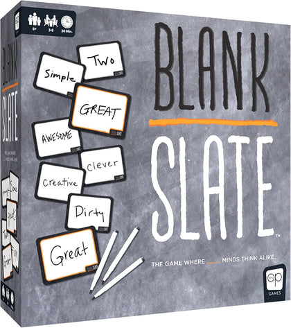 BLANK SLATE, Where Great Minds Think Alike, Fun Family-Friendly Board Game, Word Association Party Game, Easy to