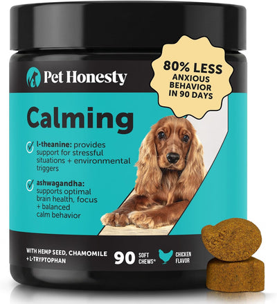 Vet Recommended Dog Calming Chews with Ashwagandha, 90 Count