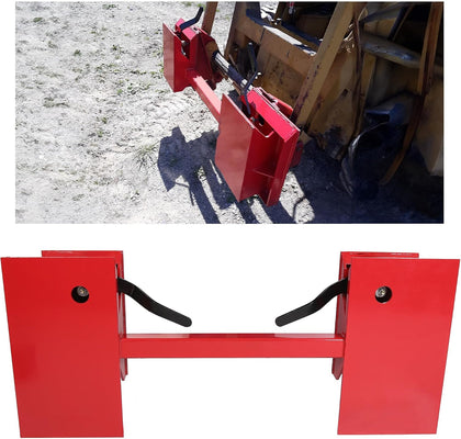 Skid Steer Quick Tach Conversion Adapter | Compatible with Bobtach Kubota Latch Boxes Universal Blank QTA Capacity;
