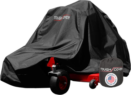 Zero-Turn Lawn Mower Cover - Basic Edition, Black, 79 x 46 x 55 in - Heavy-Duty Water & UV Resistant Tearproof for