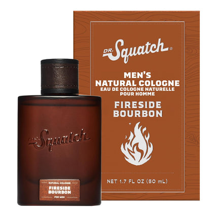 Natural Cologne for Men - Scent-Lock Technology and Sustainably-Sourced Ingredients - Fireside Bourbon Cologne (1.7