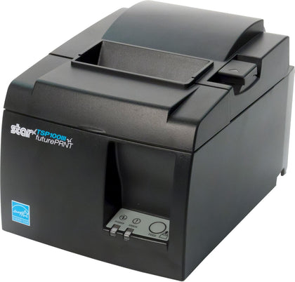 TSP143IIIU USB Thermal Receipt Printer with Device and Mfi USB Ports, Auto-cutter, and Internal Power Supply - Gray