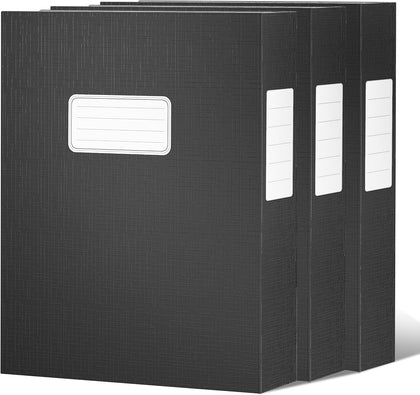 A4 Storage File Boxes Document File Folder Vertical File Folders Organizer with Lids Letter Size 9.4×1.5×12.5 Inches