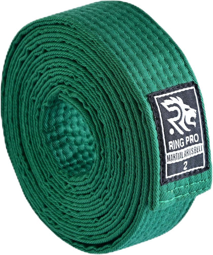 Martial Arts Belt for Karate, Taekwondo, Judo & Aikido Durable Polycotton Rank Belt for Kids & Adults