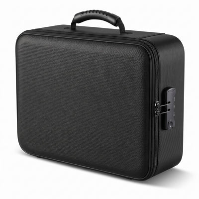 Fireproof Document Box with Lock, Important File Organizer & Document Safe