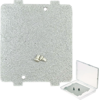 WB39X10034 Microwave waveguide Cover is Suitable for GE Microwave waveguide Cover Replacement, 3-7/8x4-1/4 inches