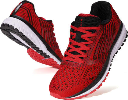 Whitin Men's Running Shoes Size 11 Red Workout Sneakers