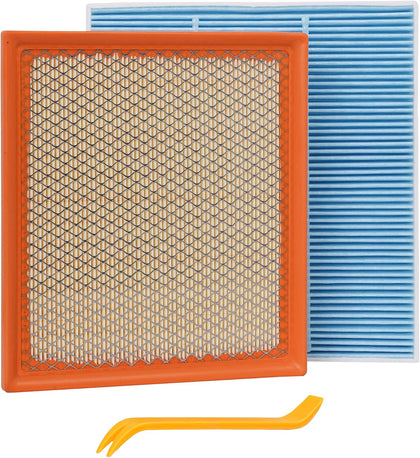 Engine Air Filter&Cabin Air Filter Combo Fits Jeep Grand Cherokee 3.6L 5.7L 6.4L 2011-2021/Dodge Durango 3.6L 5.7L