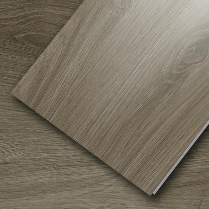 Waterproof Rigid Core Luxury Vinyl Flooring, Click Lock, 9"x48"x0.256", Attached Foam pad, Ideal for