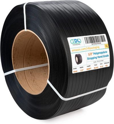 1/2" x 9000' Polypropylene (PP) Strapping Roll, USA-Made