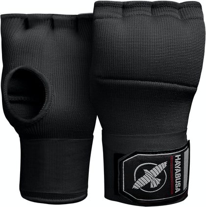Quick Gel Hand Wrap Boxing Gloves | Slip-On Design, Padded Knuckle Protection, Hook and Loop Closure, Muay Thai
