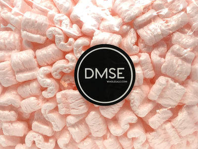 DMSE 1/2 Cu Ft Anti Static No Stick Recyclable Packing Peanuts Popcorn S-Shape Loose Fill Perfect Amount (1/2 Cubic