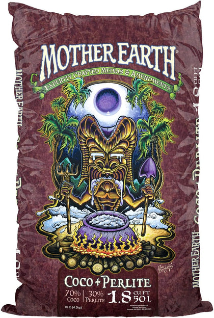 Mother Earth Coco + Perlite Mix, Growing Media for Indoor and Outdoor Container Gardening, 1.8 cu. ft.