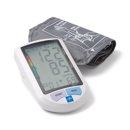 Plus Elite Automatic Digital Blood Pressure Monitor with Adult and Large Adult Cuffs, Digital LCD Display, Stores Up