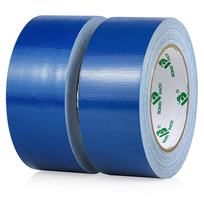 Blue Duct Tape, Heavy Duty Strong Industrial Grade Color Duct Tape 9.0 mil x 1.88inch x 30yds for Packing and Repairing