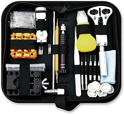 Watch Link Removal Kit, 156 pcs UPGRADED Watch Repair Kit, Watch Back Remover Tool Professional Watch Repair Opener