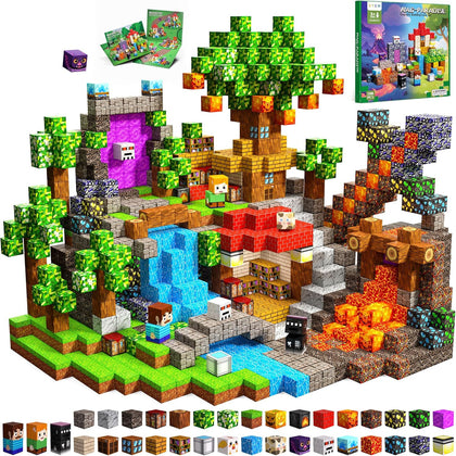 Magnetic Blocks for Kids, 100PCS 0.8inch Magnetic Building Blocks, Magnetic Cubes for STEM Constructions Magnetic