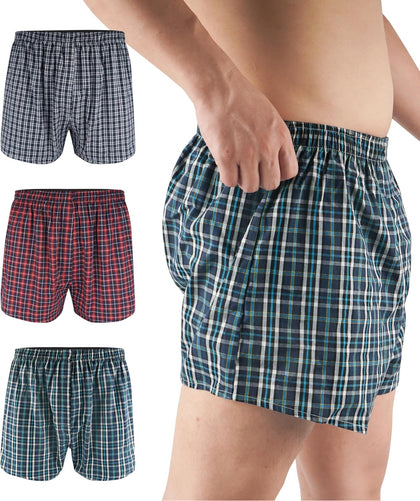 Men's Incontinence Underwear, Reusable Washable Leakproof Boxers, L
