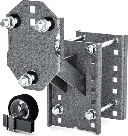 Trailer Spare Tire Mount, 6mm Heavy Duty Steel Spare Tire Carrier Bracket