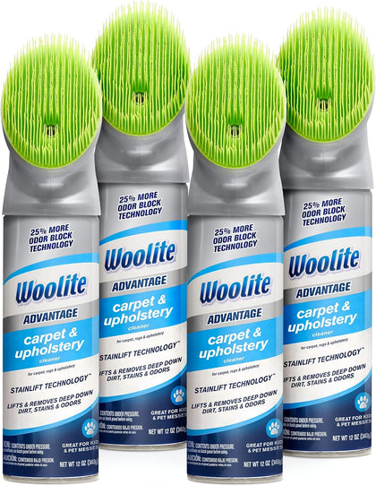 Woolite Advantage Carpet & Upholstery Cleaner 4 Pack, 3325