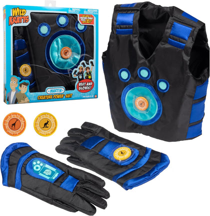 Wild Kratts Creature Power Suit Martin (Large 6-8X) Includes Vest, Gloves & 2 Power Discs for Halloween Costume