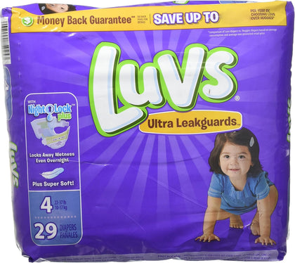 with Ultra Leakguards, Size 4 Diapers, 29 ea