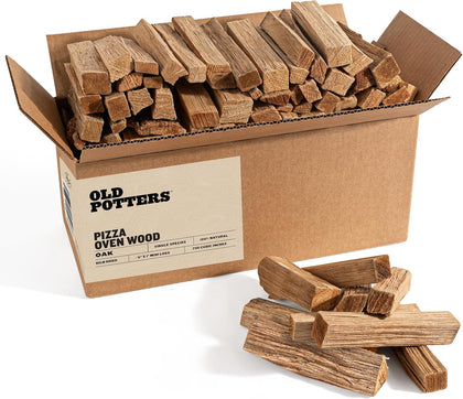 Kiln Dried Pizza Oven Cooking Logs, Approx 12 lbs, Wood Logs for Pizza Ovens, Grills and Smokers, Solo Stove Mesa XL