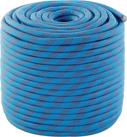 Arborist Rigging Rope Bull Rope, 1/2 Inch Outdoor 48 Strands Polyester Static Climbing Rope for Rappelling Tree Work