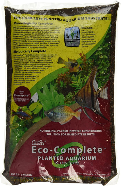 ACS00771 Planted Substrate for Aquarium, 2/20-Pound, Red Set of 2