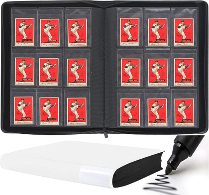 Semi Rigid Card Holder Binder - Card Saver 1 Binder for Semi Rigid Card Holders, Semi Rigid Card Holder Album Fits
