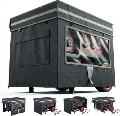Generator Covers, Generator Covers While Running, 32X24X24 inches, Top Can be Opened, With Tool Bag and Visual