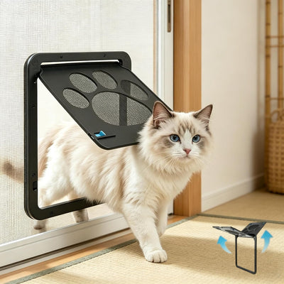 Cat Screen Door Magnetic Pet Door for Sliding Door Window