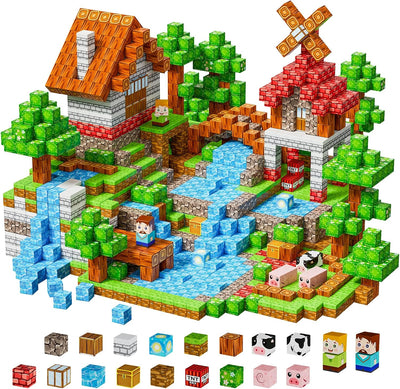 Magnetic Building Blocks for Kids, 100PCS Magnetic Cubes and Blocks Set