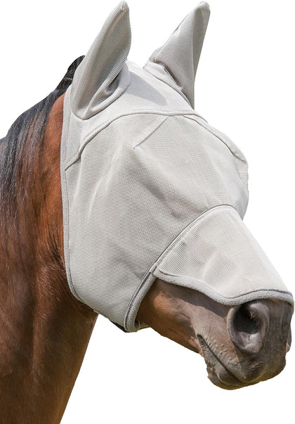 Weaver Leather 35-4100-GY Open Ear Fly Mask with Xtended Life Closure System
