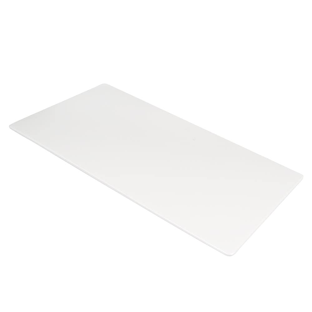 MEL189 Endurance Melamine Flat Rectangular Platter, 18" x 9", White