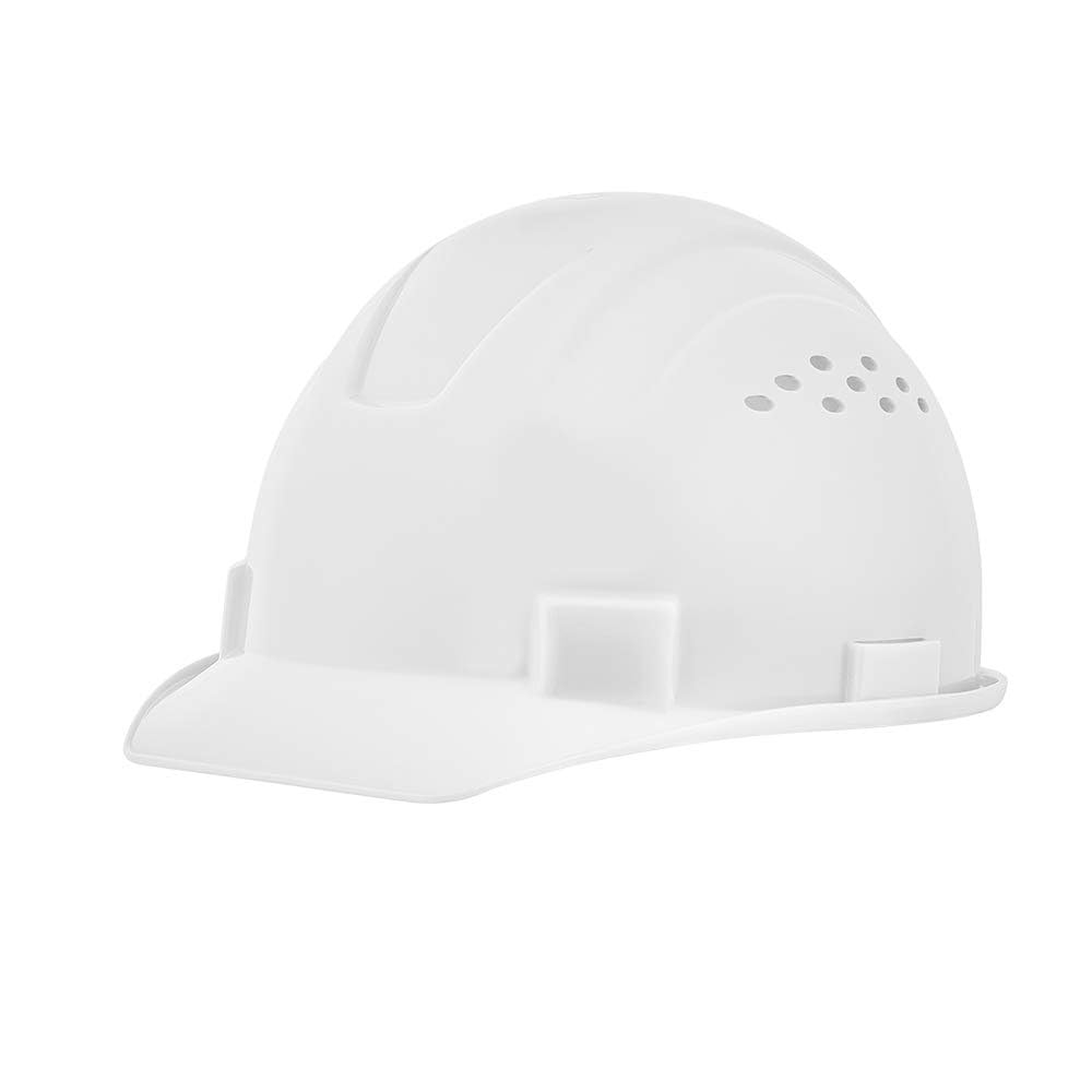 Advantage Front Brim Hard Hat, Vented, 4-pt. Ratchet Suspension, White, 20220