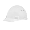 Advantage Front Brim Hard Hat, Vented, 4-pt. Ratchet Suspension, White, 20220