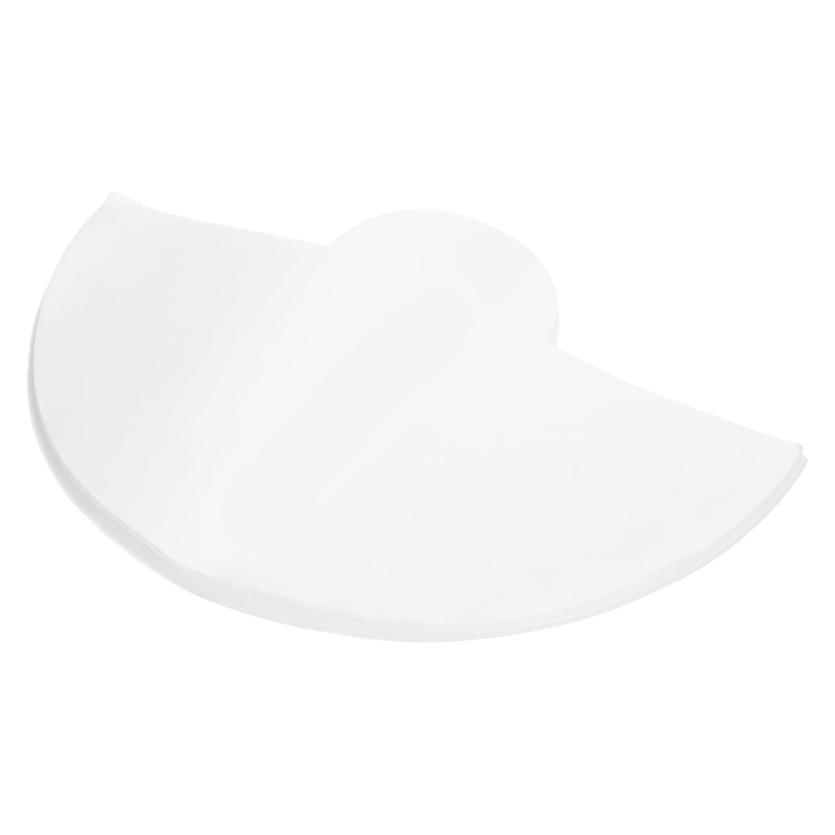 uxcell 100Pcs Coffee Filters, Half Moon Shape Paper Filter White for Home Office Use Pour Over and Drip Coffee Maker