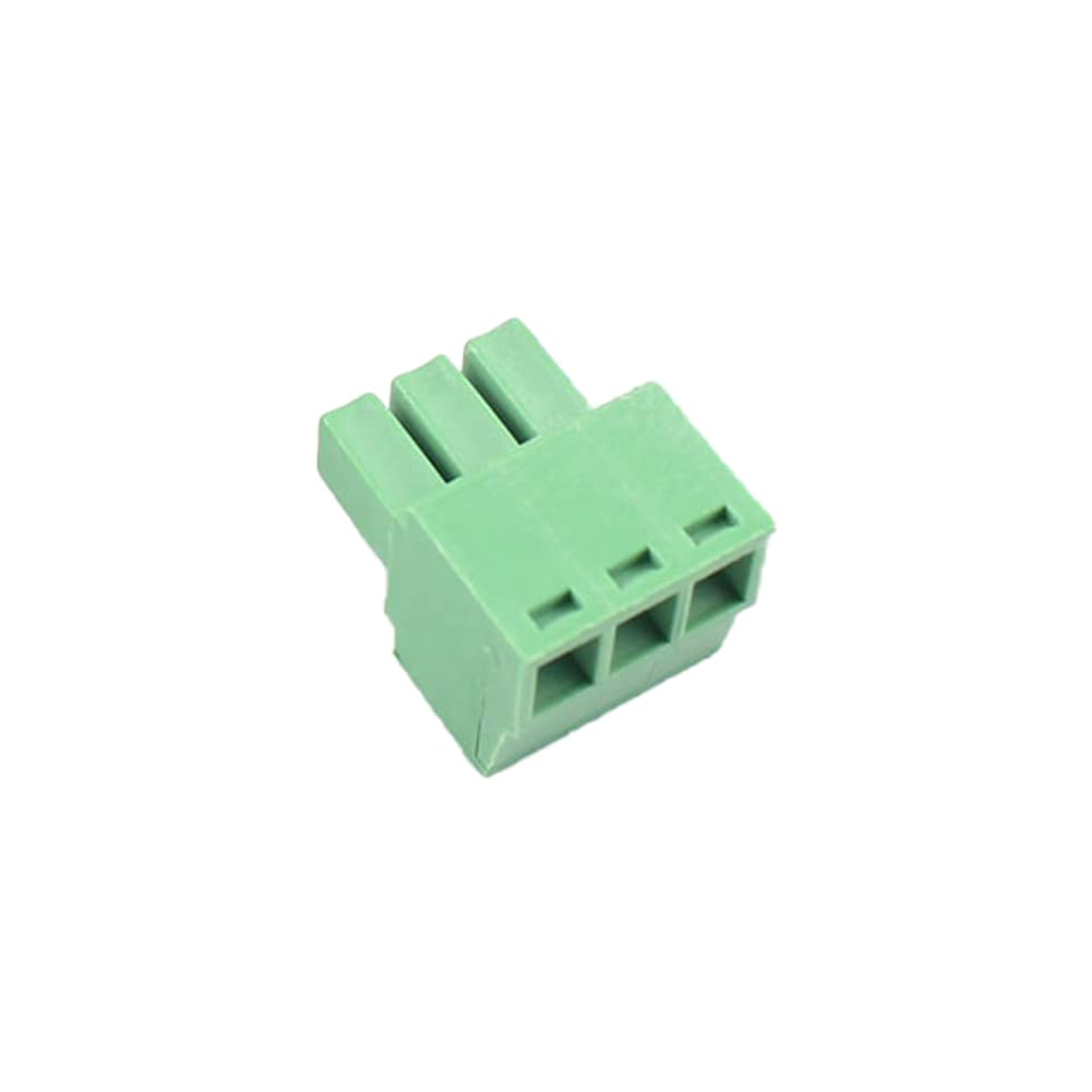 20PCS 3 Pin 3.5mm PCB Male Pluggable Terminal Block Connector