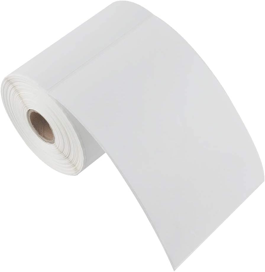 4"x 6" Direct Thermal Labels White Perforated Shipping Label, 250 Labels per Roll, 2 Rolls | 2 rolls, 250 Labels per