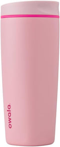 SmoothSip Slider Insulated Stainless Steel Coffee Tumbler, Reusable Iced Coffee Cup, Hot Coffee Travel Mug, BPA Free