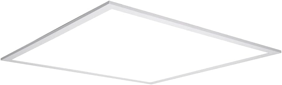 Metalux 2x2 30-Watt White Integrated LED Dimmable Flat Panel Troffer 4000K Cool White