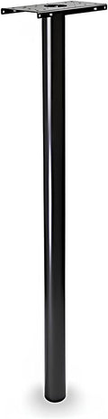 In-Ground Mailbox Post, 51" Heavy-Duty Galvanized Steel Stand for Large & T2 Mailboxes, Rust-Proof Powder Coated
