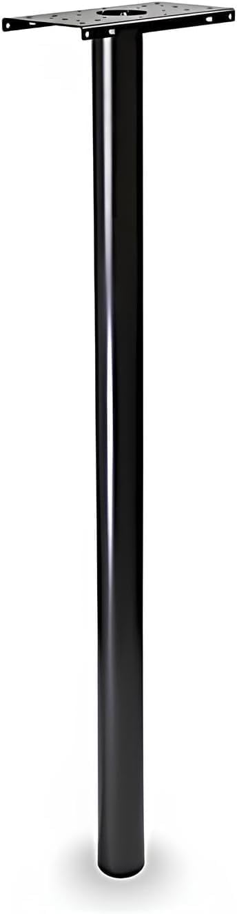 In-Ground Mailbox Post, 51" Heavy-Duty Galvanized Steel Stand for Large & T2 Mailboxes, Rust-Proof Powder Coated