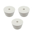 Drilled Rubber Stopper (#10-3 Pieces) | Solid Rubber Stopper Bungs for use with Fermentation Airlock | Durable Carboy