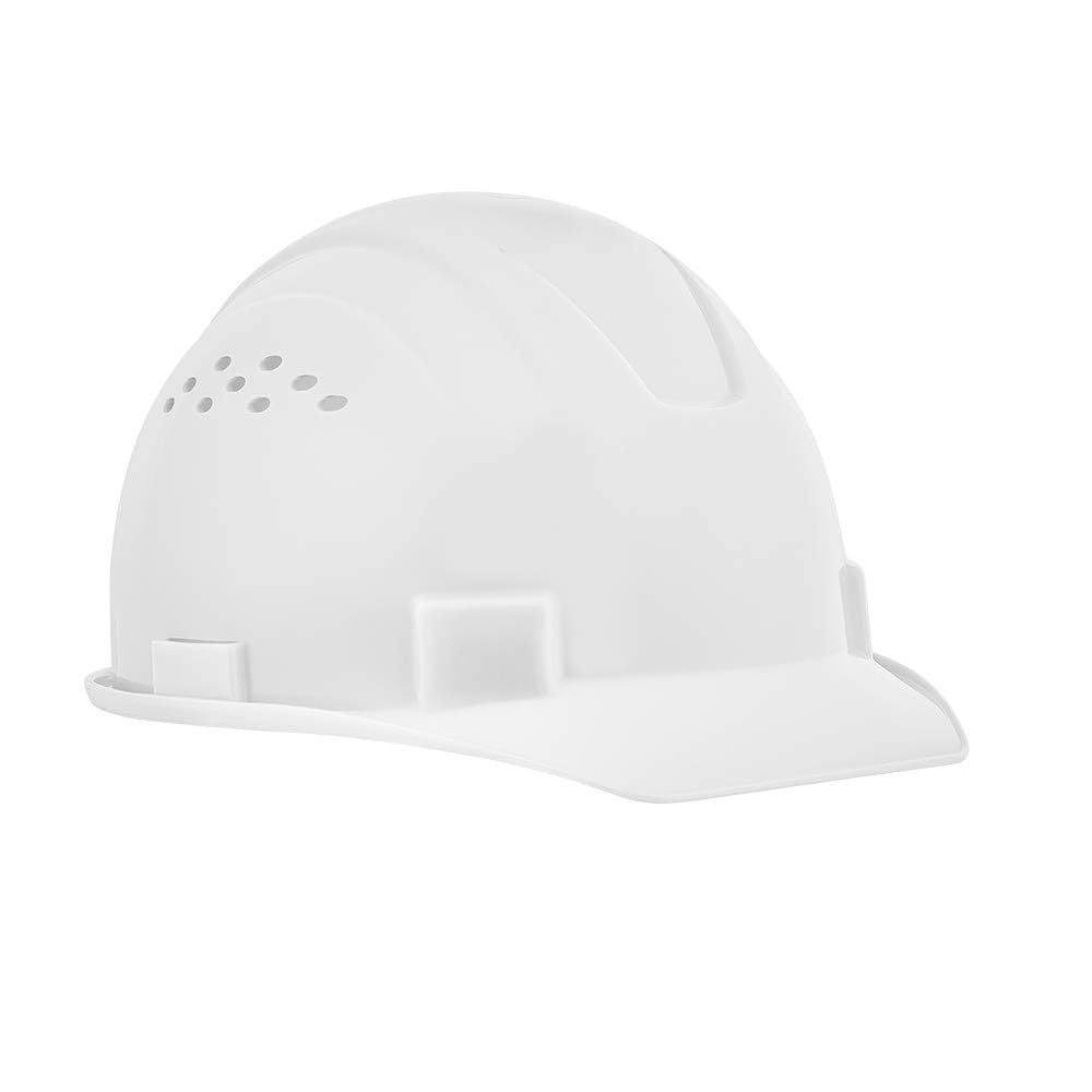 Advantage Front Brim Hard Hat, Vented, 4-pt. Ratchet Suspension, White, 20220