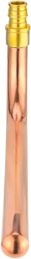 10Pcs EFIELD 1/2"PEX-A Expansion Copper Stub Out Elbow,8"Length(STUB018-10)