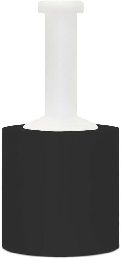 PSBM 12 Rolls Dark Black 5 Inch x 1000 Feet 63 Gauge Mini Stretch Film/Wrap with Plastic Handle, Industrial Strength