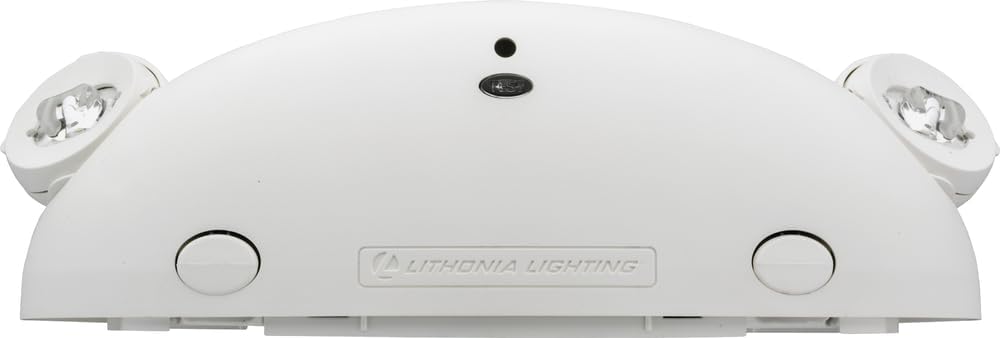 Lithonia Lighting Quantum Emergency Light, 2 Aimable Lamp Heads, 120/277V